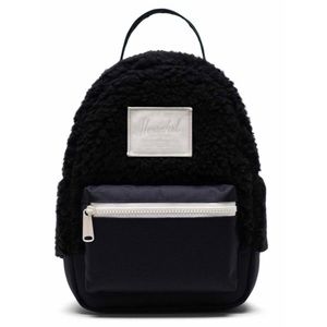 NEW HERSCHEL Mini Black Sherpa Backpack